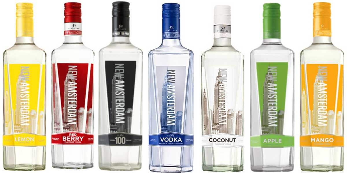 NEW AMSTERDAM RASPBERRY VODKA *DNR* 750ml